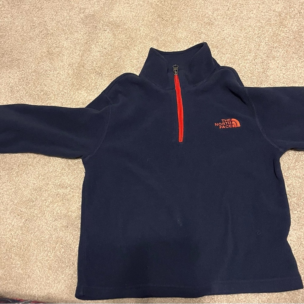 Boys North Face 3/4 Zip up